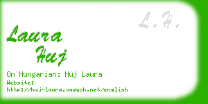 laura huj business card